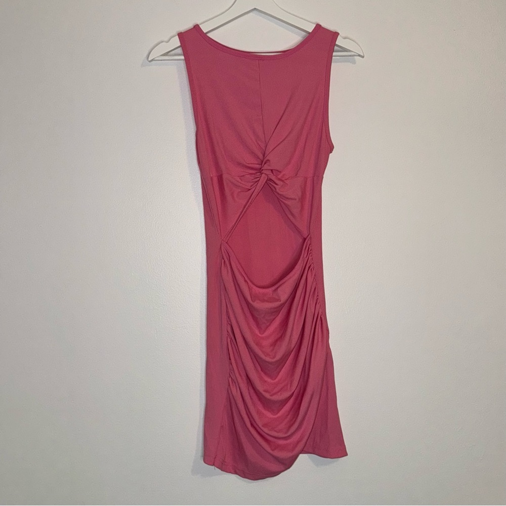 Pink Cut Out Dress Size: M